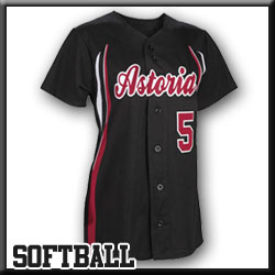 custom printed softball jerseys